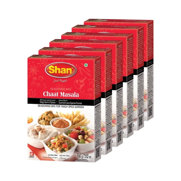 Shan Masala Chat, 100 Grammes (Lot de 6)