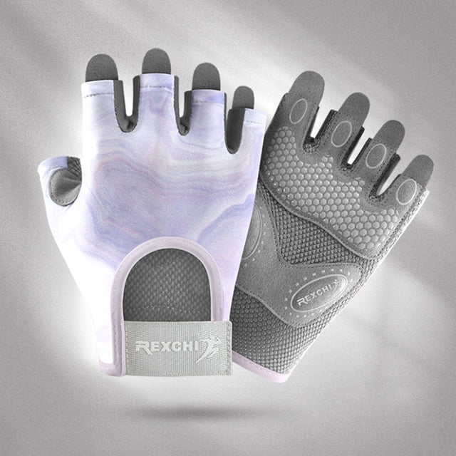 Guantes de culturismo de medio dedo Guantes de ejercicio de yoga antideslizantes Equipo de entrenamiento FLhrweasw Nuevo