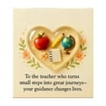 thumbnail image 1 of Heart Shaped Teacher Appreciation Acrylic Desktop Ornament For Classroom And Thank You Present, 1 of 5