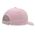 thumbnail image 4 of UTSJKR Unisex Classic Corduroy Baseball Cap Men Women Vintage Solid Color Adjustable Trucker Hat Unstructured Golf Dad Caps Pink, 4 of 4