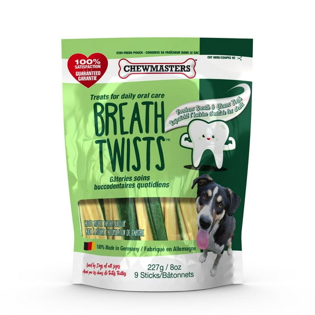 Chewmasters Breath Twists - 9 sticks - 227g bag