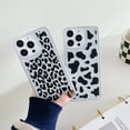 thumbnail image 6 of Allytechgroup Slim Back Cover for iPhone 12/ 12 Pro, Soft Shell Shockproof Fashion Pattern Bumper Anti-Scratch Drop Protective Phone Case for Apple iPhone 12/ 12 Pro, Coral Leopard, 6 of 9