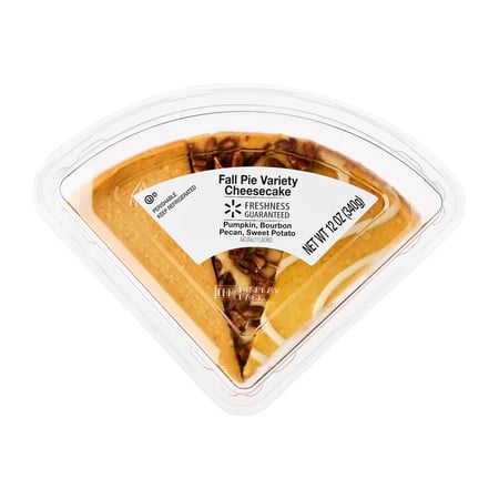Freshness Guaranteed Fall Pie Variety Cheesecake Slices, 12 oz, 3 Count (Refrigerated)