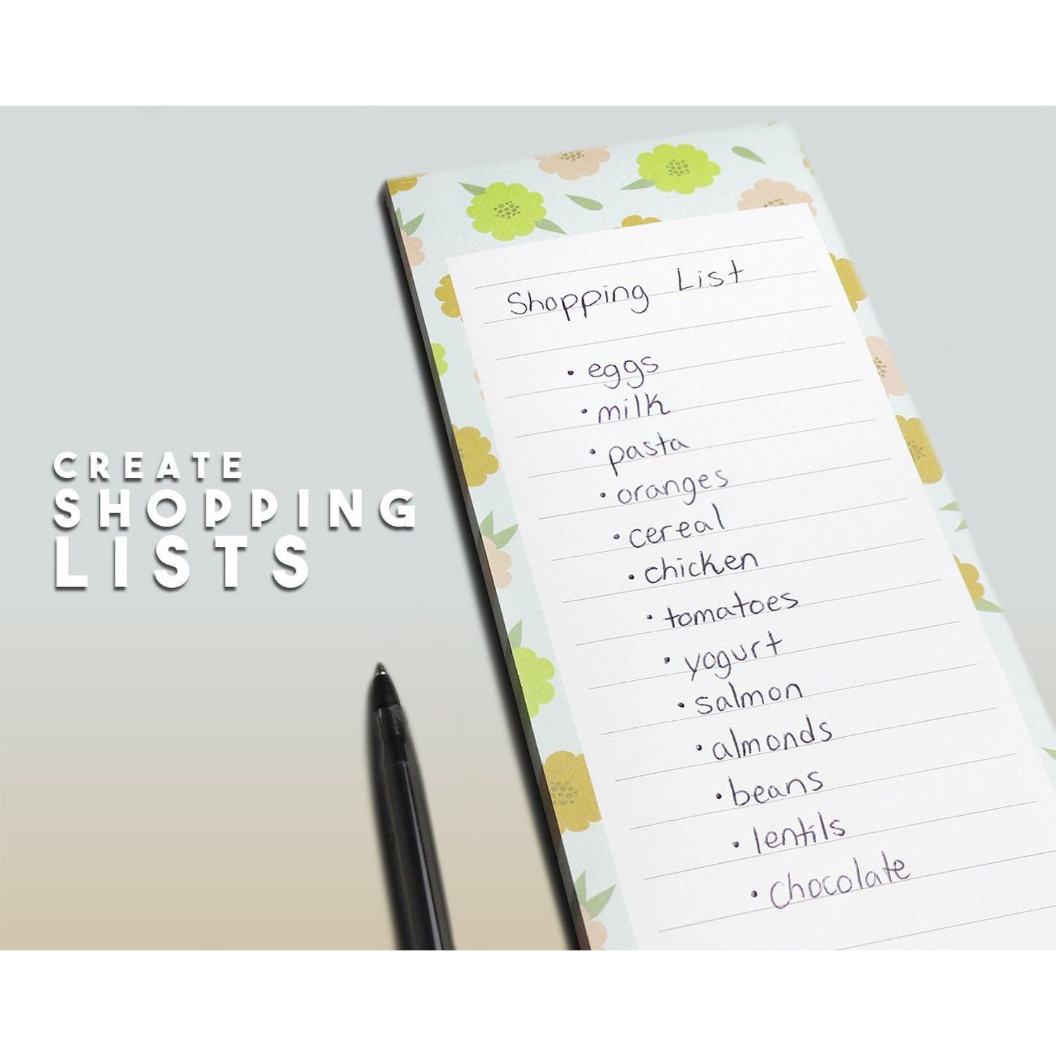 TodoList Notepad 6Pack Notepad, Grocery List Pad