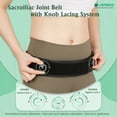 thumbnail image 3 of Knob Adjustable SI Joint Belt for Women & Men – Pelvic & Hip Support Brace for Lower Back, Sciatica, Pregnancy, Postpartum & SPD Relief - S, 3 of 7