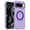 Purple, variant on Dteck for Google Pixel 9 Pro XL Magnetic Case Cover, Shockproof Supports Wireless Charging Hard PC Back TPU Bumper Phone Case, White