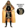 thumbnail image 3 of Morph Deluxe Egyptian Pharaoh Costume Men - Ancient Egyptian Costume Men - Pharaoh Costume Adult - Pharaoh Halloween Costume - Men's Egyptian Costume - Egyptian King Costume Men - Size L, 3 of 5
