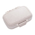 thumbnail image 3 of Pastillero de 3 Rejillas jinwen Estuche organizador de pastillas Beige, 3 of 8
