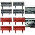 thumbnail image 4 of 4PCS Garden Fence can Spliced ​​and Removed Lawn Fence 45cm*29.5cm Gray Red, 4 of 6