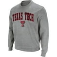 thumbnail image 2 of Texas Tech Red Raiders Colosseum Arch & Logo Crew Neck Sweatshirt - Heather Gray, 2 of 5