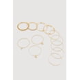 thumbnail image 3 of Women's Assorted Metallic Charm Bangles Set of 12, 3 of 3