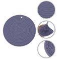 thumbnail image 3 of Unique Bargains 1 Pc Carved Flower Silicone Coaster Blue, 3 of 5