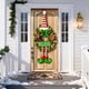 thumbnail image 5 of Seyotauo Merry Christmas Door Cover 35x71 Christmas Gift Box Present Hanging Banner Decoration Winter Holiday Bow Window Door Cover Stripes Ornaments Year Party Home Wall Outdoor, 5 of 6