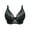 Black, variant on POIUYTR Lace Bras for Women Plus Size Comfort Full Coverage Underwire Bras Soft Breathable Push Up Lightly Everyday Bra for Full Figure 2024