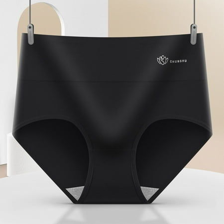 New & Trending  High-waisted Cotton Briefs  Belly Hip Lift  Comfortable Seamless  Women s Underwear  Body Shaping  Supportive  Soft Elastic Waistband  Clothes Plus Size Women | Black M  Sopatenor