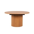 thumbnail image 1 of Ilios Innova | Mesa para Comedor Expandible Moderna de MDF Color Café, Estilo Minimalista Contemporáneo y Diseño Orgánico., 1 of 9