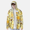 thumbnail image 4 of Daiia Garden Honeybee Gnomes UPF 50+ Sun Protection Hoodie Jacket Lightweight Long Sleeve Sun Shirt for Women Men with Pocket Hiking Outdoor-XX-Large, 4 of 9