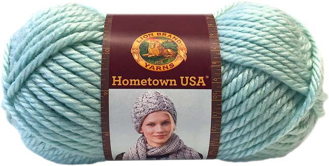 3Pk Lion Brand 135-130 Hometown USA Yarn-Green Bay Green
