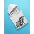thumbnail image 3 of Hare Pencil Drawing Hoodie Men -Image by Shutterstock, Male Large, 3 of 4