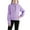 B-327Purple, variant on MEZZALL Girls Hooded Jacket Long Sleeve Full Zip Up Sweatshirt With Front Pockets Soft Warm Outerwear For Toddler Kids Youth Casual Winter Pullover Solid Color Cozy Child Clothes