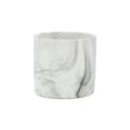 thumbnail image 3 of Cheungs Marmoreal White Ceramic Marble Pot Large, 3 of 5