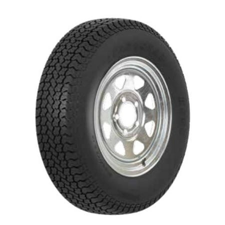 Ecustomrim Trailer Tire On Rim St225/75D15 225/75 D 15 In. Lrd 6 Bolt Galvanized