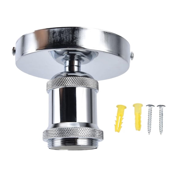 Wall Lamp Bulb Holder Socket E27 Screw Head Light Socket Vintage E27 Bulb Base Ceiling Screw Light Lamp Holder