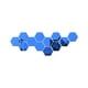 thumbnail image 1 of 12 pegatinas de vinilo hexagonales con espejo 3D extraíbles para pared Fiudx decoración del hogar, 1 of 1