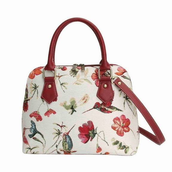 Signare Tapestry Convertible Hummingbird Top Handle Bag