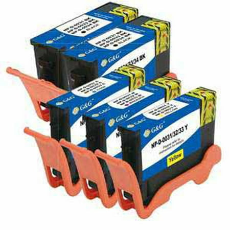 - Universal Inkjet Compatible Multipack for Dell Series 31, 32, 33, 34, Extra-High-Capacity, 5-Pack