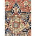 thumbnail image 3 of Pasargad Home Serapi 8' x 10' Hand-Knotted Wool Rust Rug - All Ages, Indoors, 3 of 7