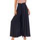 thumbnail image 1 of Pantalones Anchos Con Cordón Elásticos Con Bolsillo Lateral Cómodos Pantalones Sueltos De Talle Alto Para Mujer Negro M, 1 of 6