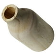 thumbnail image 4 of FOMIYES Beige Wood Vase for Dried Flowers and Decor Modern Design with Excellent Craftsmanship 7.5 Inches Tall, 4 of 8