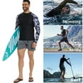 thumbnail image 7 of Lalamelon Men's UPF 50+ Swim Shirts Sun Protection Long Sleeve Lightweight SPF UV Swimming Rash Guard, 7 of 7