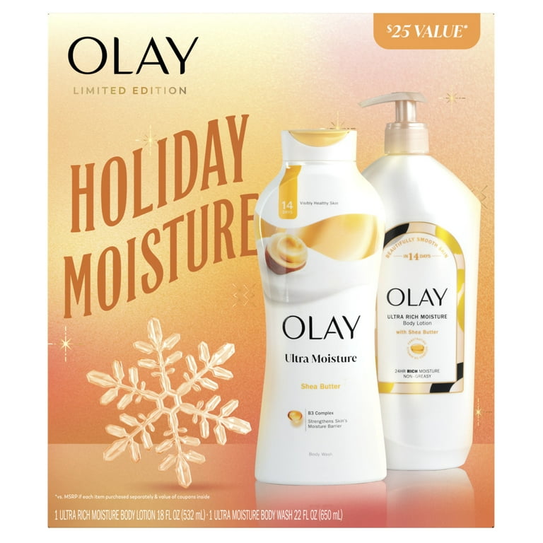 HolidayCollection2025｜Moisture set Olay Holiday Moisture Gift Pack - Ultra Moisture Body Wash & Ultra