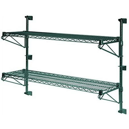 

18 Deep x 48 Wide x 14 High Adjustable 2 Tier Freezer Wall Mount Shelving Kit