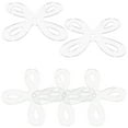 thumbnail image 1 of unbranded 5Ud Bobinas Vacías De Acrílico Transparentes Para Guardar Hilos Y Cintas De, 1 of 8