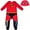 Red, variant on The Incredibles Boys Single Roleplay Footie with Hat, Infant