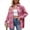 Rose, variant on SHIBEVER Womens Blouse Long Sleeve Oversized Flannel Plaid Soft Button Down fashion Shirt Roll Up Plaid tops