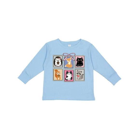 Inktastic Woodland Animals Girls Long Sleeve Toddler T-Shirt