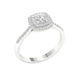 thumbnail image 2 of Imperial 5/8 Ct TDW Round Diamond Double Halo Engagement Ring in 10K White Gold (H-I, I2), 2 of 4