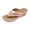 Pink, variant on Ahabrexf Women Slippers Slide Sandals Non Beach Shoes Indoor Outdoor Casual Round Toe Comfortable Soft Breathable 2 Inch Heel