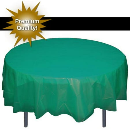 Exquisite 12 Pack 84 Round Tablecloth Covers Bulk Teal Disposable Exquisite 12 Pack 84 Round Tablecloth Covers Bulk Teal Disposable Plastic Tablecloths Heavy Duty Premium Table Cloths