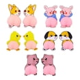 thumbnail image 1 of Anti-Scratch Door Protector, Cute Cartoon Butt Car Sticker, Anti-Scratch Funny Cute Soft Butt Bumper Strip, 1 of 8