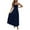 Dark Blue, variant on Cathalem Women's 2024 Summer Casual Dresses Short Sleeve Ribbed Teacher Church Modest Casual Business Work Outfits Midi Dress,Light Blue L