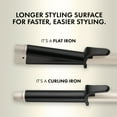 thumbnail image 3 of HOT TOOLS Pro Artist Protect & Style CurlStraight Styler | 2 en 1, fácil de usar, úselo como rizador, plancha alisadora o varita para peinar cabello rizado o liso, rizador de 1 ¼", 3 of 5