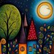 thumbnail image 1 of 5D DIY Colo House Moon Del 30x30cm Rojo, 1 of 9