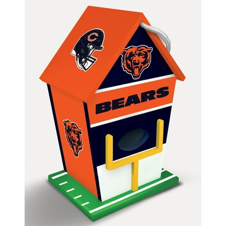 MasterPieces Officially Licensed NFL Chicago Bears outdoor wood birdhouse!