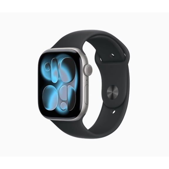 Restored Apple Watch Series 11 GPS   Cellular 46mm Space Gray Aluminum Case with Black Sport Band - M/L (Refurbished)