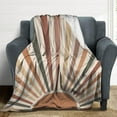 thumbnail image 4 of Boho Sun Aesthetics Throw Blanket Soft Cozy Flannel Fleece Warm Microfiber Blankets for Couch Sofa Bed 50"x60", 4 of 8